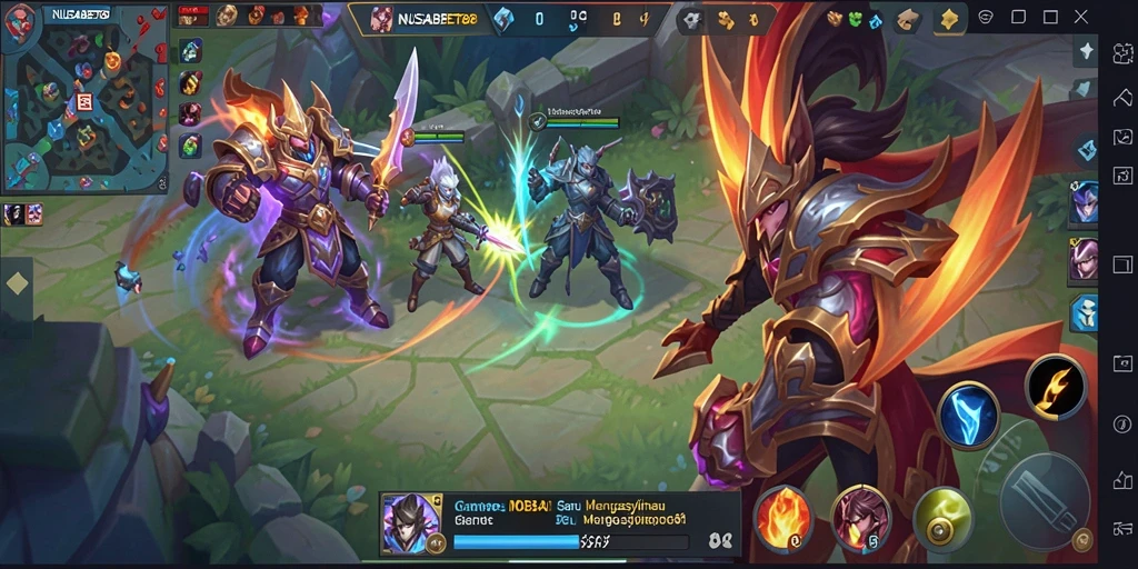 Tampilan gameplay seru dalam NUSABET88 yang penuh strategi.