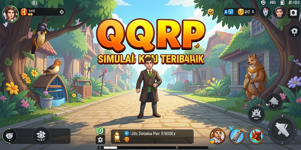 Tampilan gameplay QQRP yang menarik dan penuh warna.