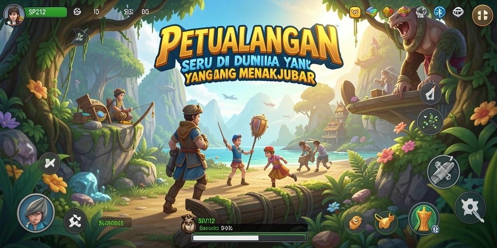 Tampilan menarik dari gameplay SP212 yang penuh petualangan.