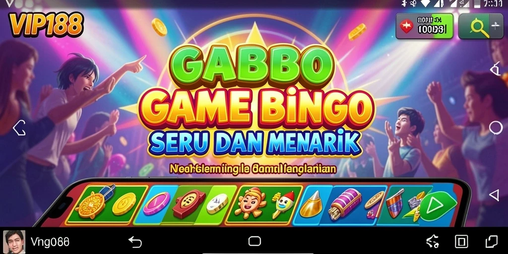 Tampilan menarik dan gameplay seru dalam permainan Bingo VIP188.
